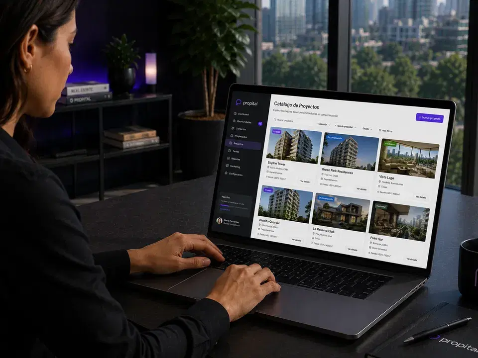 Catálogo de proyectos inmobiliarios en Propital